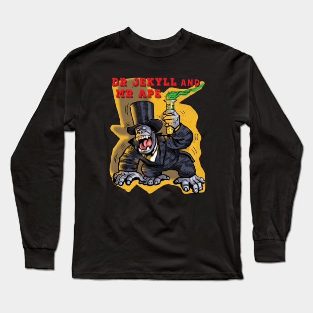 Steampunk Dr Jekyll Long Sleeve T-Shirt by Cohort shirts